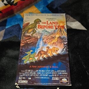 The Land Before Time VHS Vintage 1991 Dinosaurs